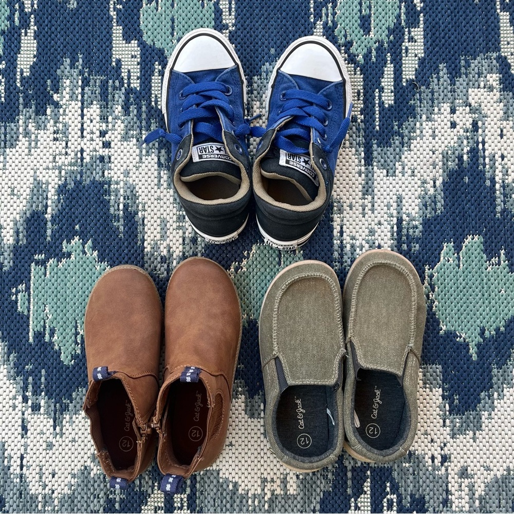 Toddler Boys Size 12 Shoe Bundle! 3 pairs in excellent used condition 💙